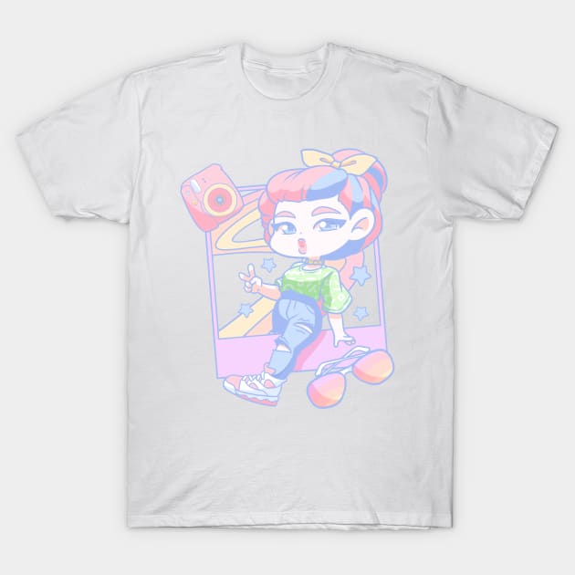 Aesthetic RetroGirl T-Shirt by Carla S.D.